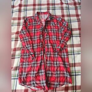 PINK button up nightgown